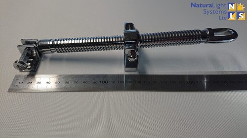 300mm chrome telescopic window - chrome,