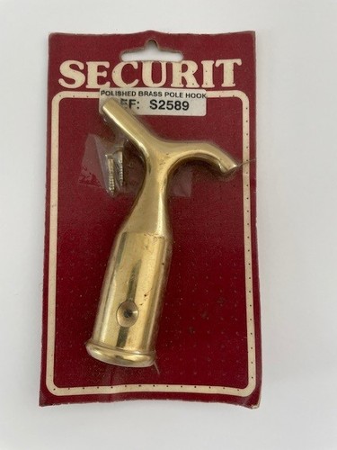 Brass pole hook - for, sash