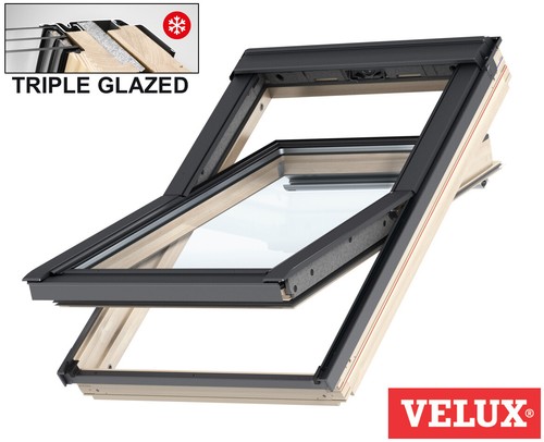Velux triple glazed pine - triple,